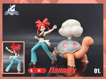 [PREORDER] 1/20 Scale World Figure [POKEDEX MOMENT] - Flannery & Torkoal