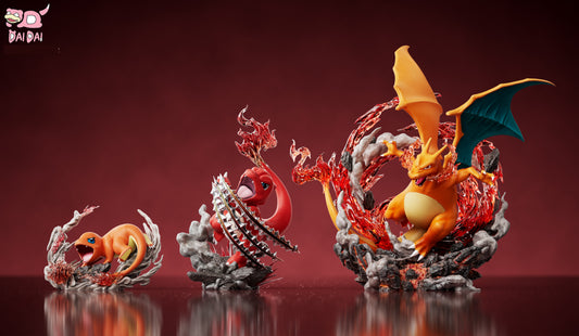 [PREORDER CLOSED] 1/20 Scale World Figure [DAIDAI] - Charmander & Charmeleon & Charizard