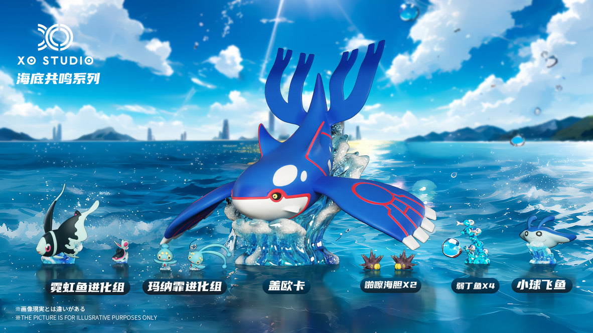 [PREORDER] 1/20 Scale World Figure [XO] - Kyogre & Finneon & Lumineon & Mantyke & Manaphy & Wishiwashi & Pincurchin