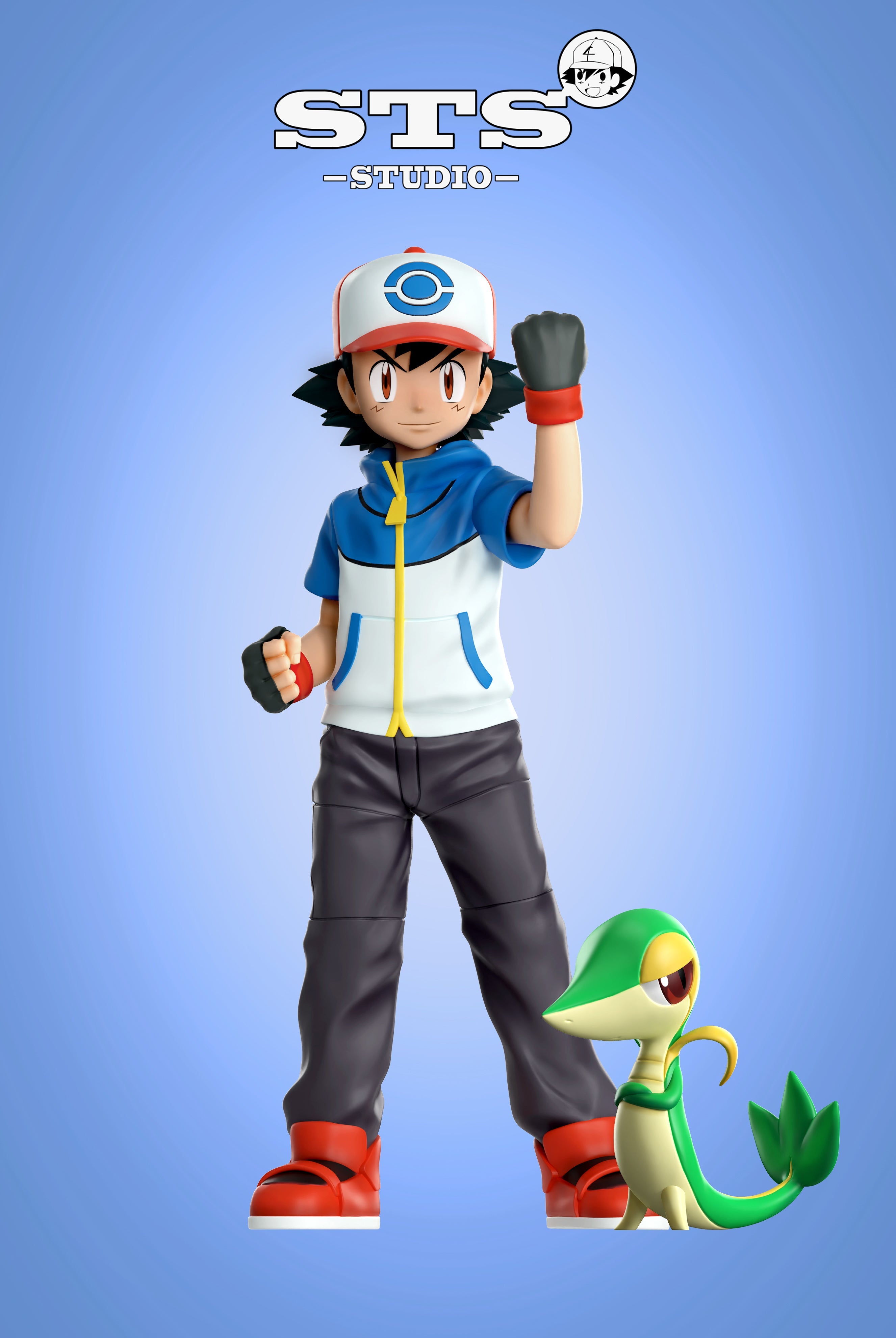 ラッキー PREORDER CLOSED] 1/20 Scale World Figure [STS] - Ash Ketchum