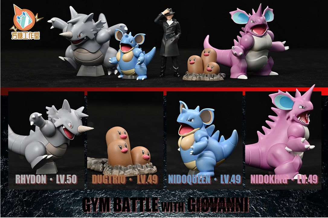 [PREORDER CLOSED] 1/20 Scale World Figure [FT] - Nidoqueen & Nidoking & Dugtrio & Rhydon