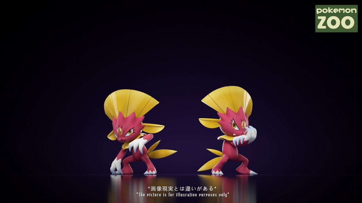[PREORDER] 1/20 Scale World Figure [ZOO] - Sneasel & Weavile