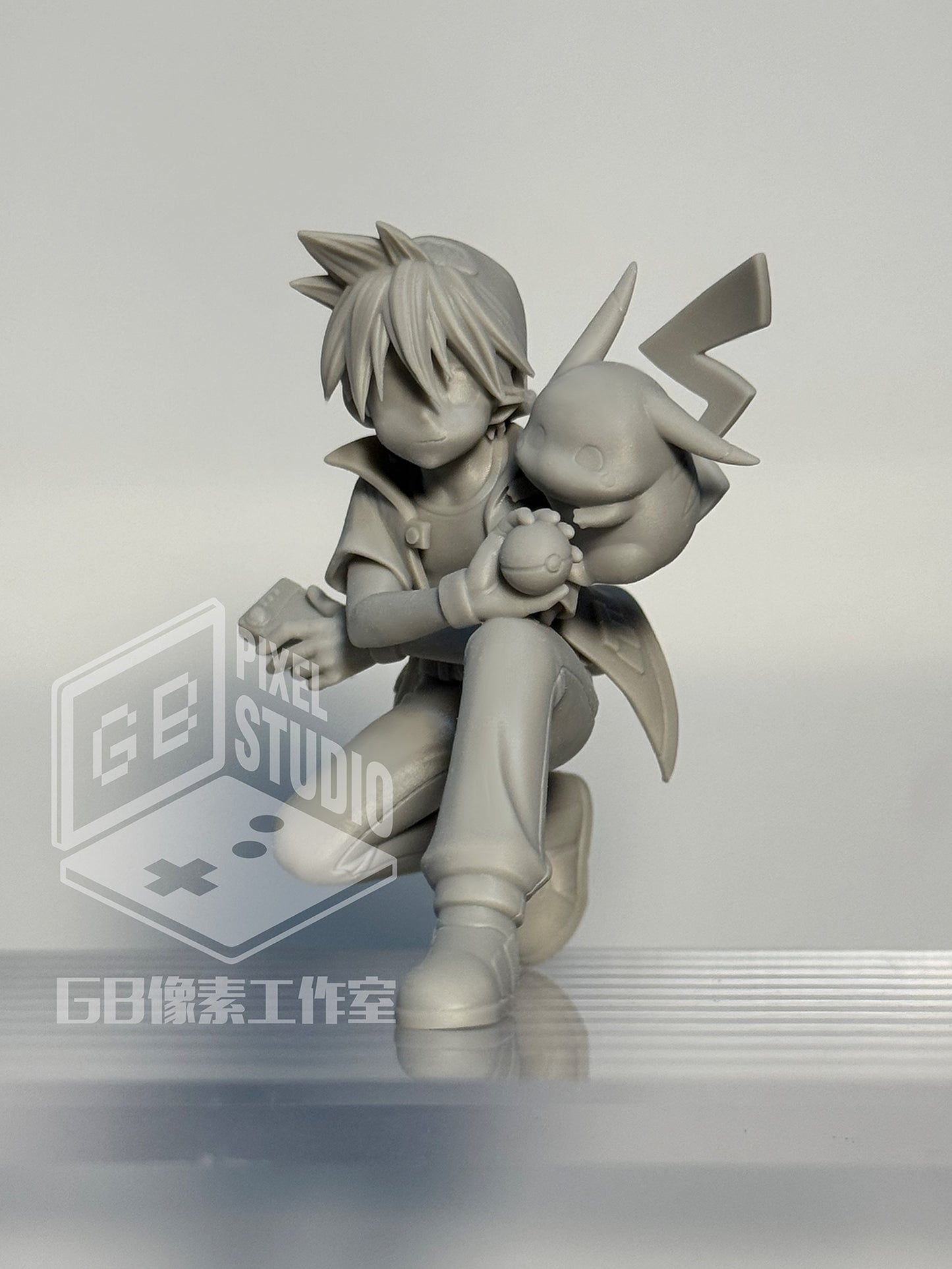 [PREORDER] 1/20 Scale World Figure [GB PIXEL] - Red (Adventures) & Pikachu