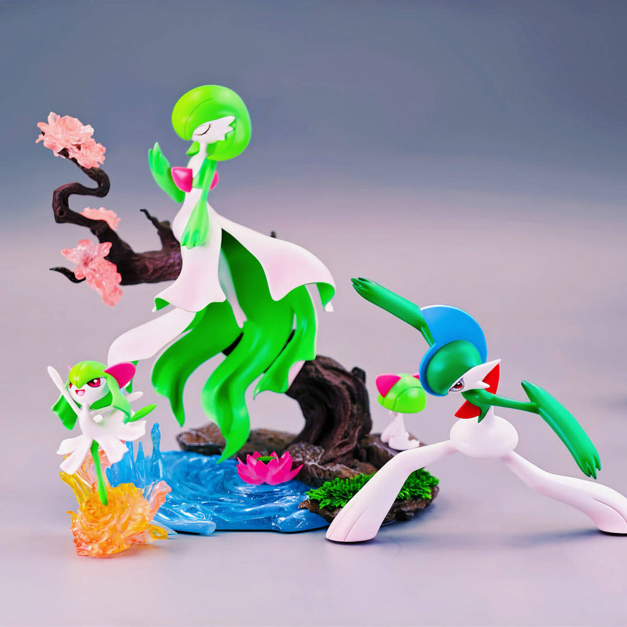 [IN STOCK] 1/20 Scale World Figure [PALLET TOWN] - Ralts & Kirlia & Gardevoir & Gallade