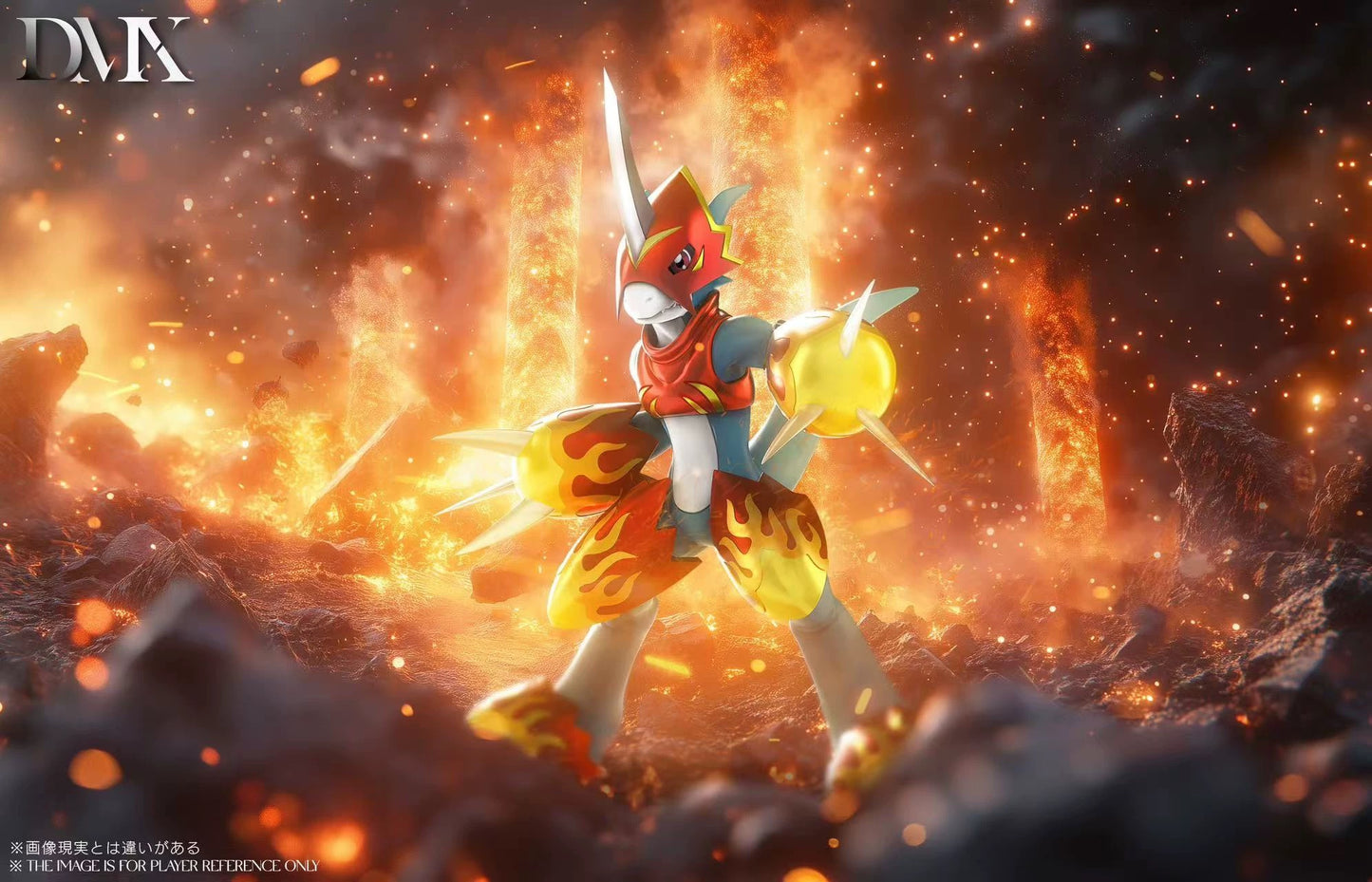[PREORDER] Digimon Figure [DMX] - Davis Motomiya & Fladramon