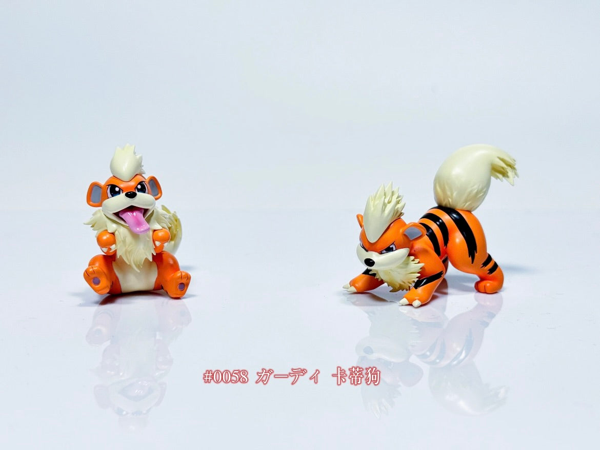 [IN STOCK] 1/20 Scale World Figure [PALLET TOWN] - Growlithe & Arcanine