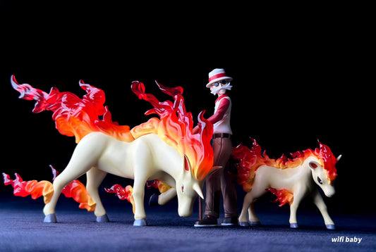 [IN STOCK] 1/20 Scale World Figure [TRAINER HOUSE] - Ponyta & Rapidash