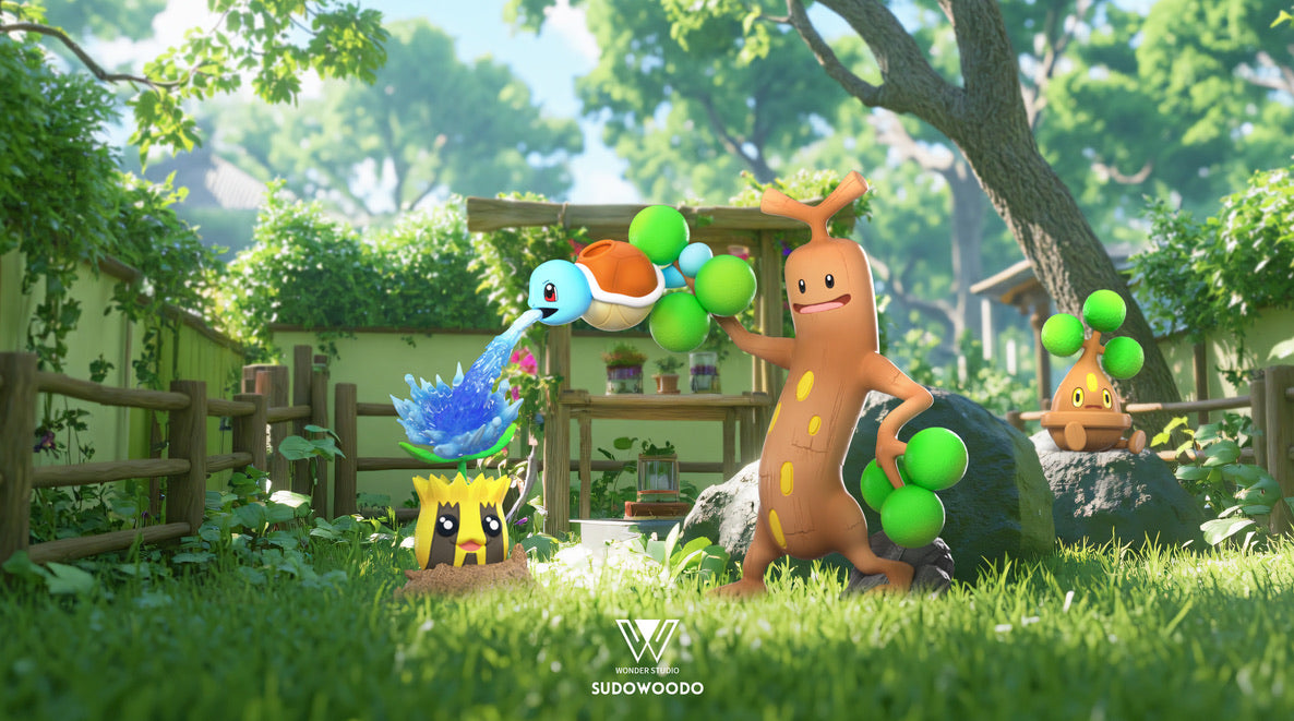 [PREORDER] 1/20 Scale World Figure [WONDER] - Sunkern & Sunflora & Sudowoodo & Bonsly