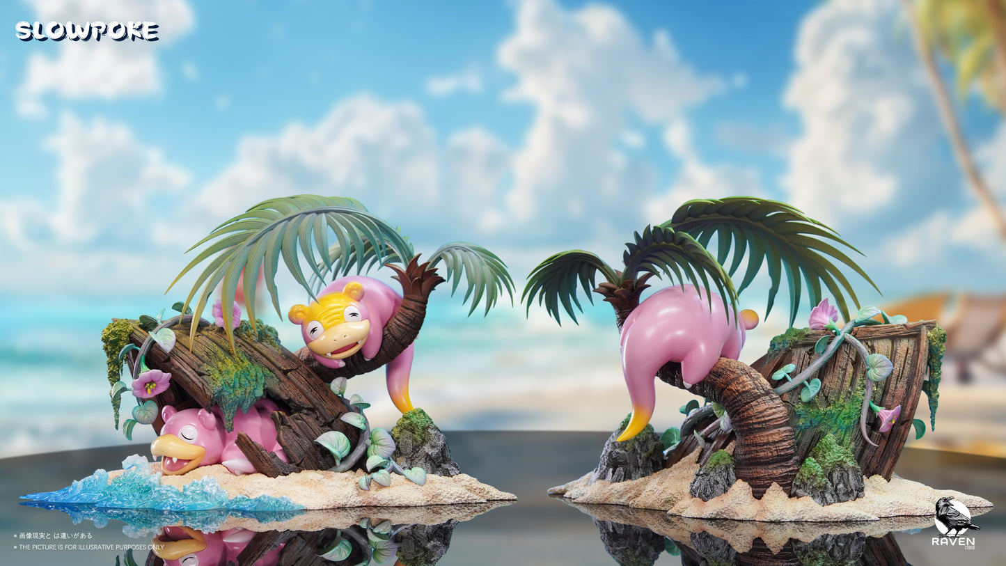 [PREORDER] Mini Statue [RAVEN] - Slowpoke & Galarian Slowpoke