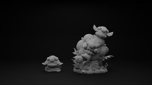 [PREORDER] 1/20 Scale World Figure [DM VIP] - Cottonee & Whimsicott