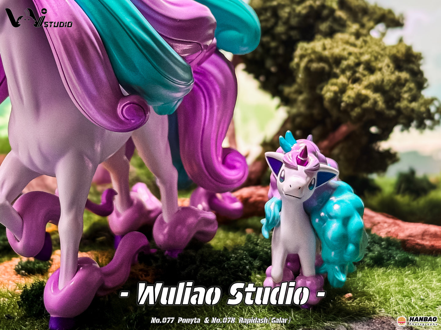[IN STOCK] 1/20 Scale World Figure [WU] - Galarian Ponyta & Rapidash