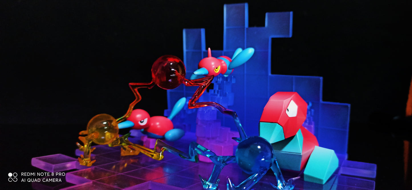 [IN STOCK] 1/20 Scale World Figure [LM] - Porygon & Porygon2 & Porygon-Z