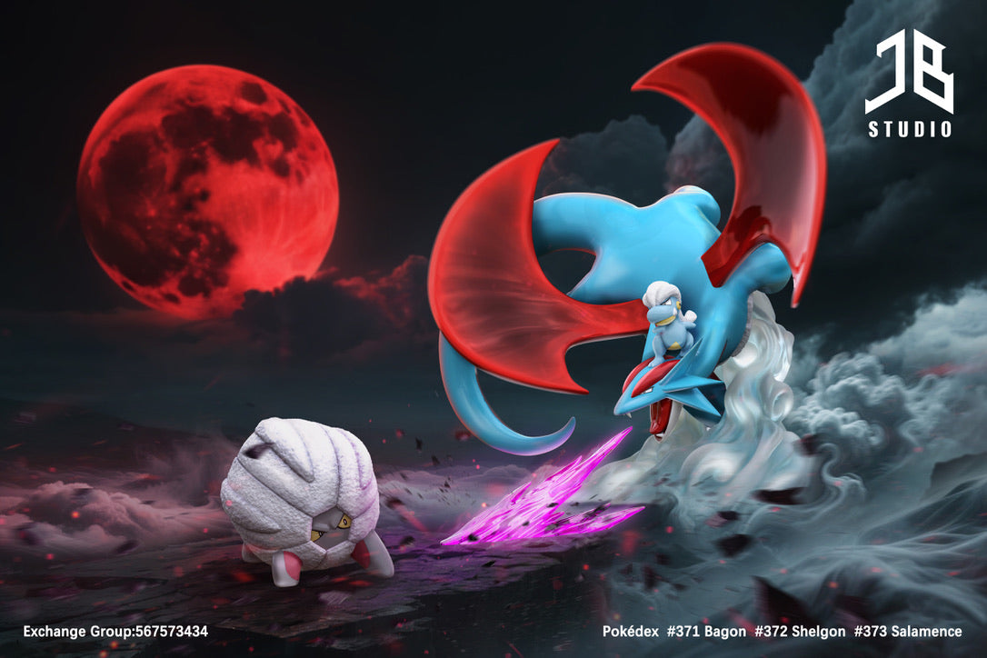 [PREORDER] 1/20 Scale World Figure [JB] - Bagon & Shelgon & Salamence