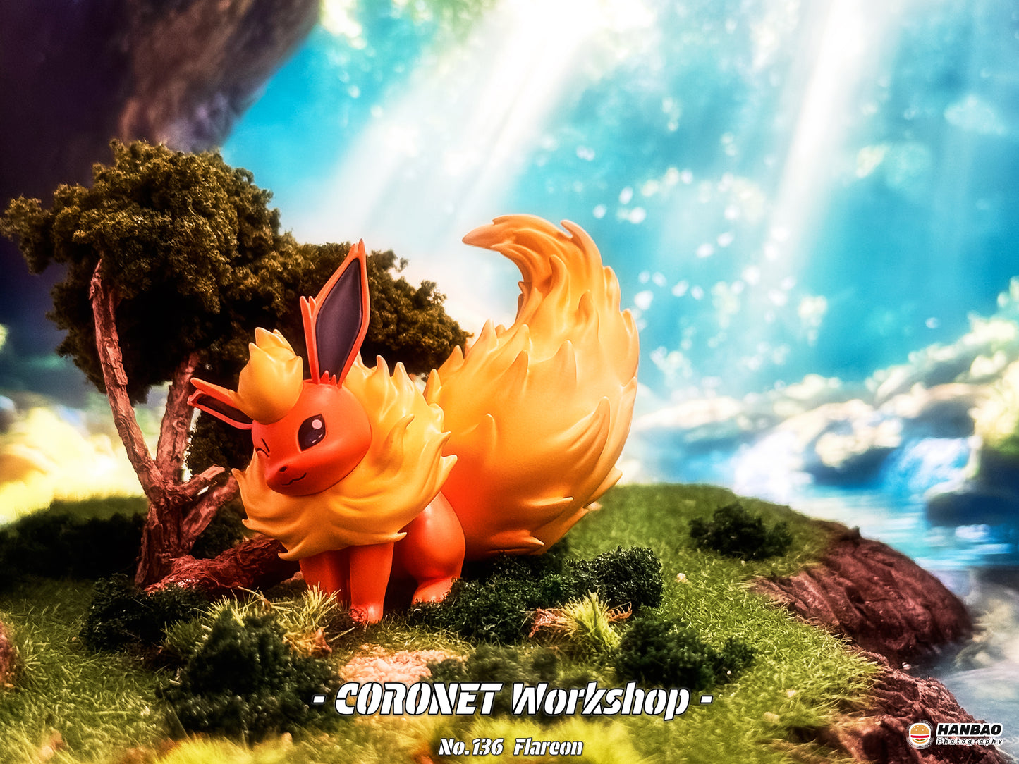 [IN STOCK] 1/20 Scale World Figure [CORONET] - Vaporeon & Flareon