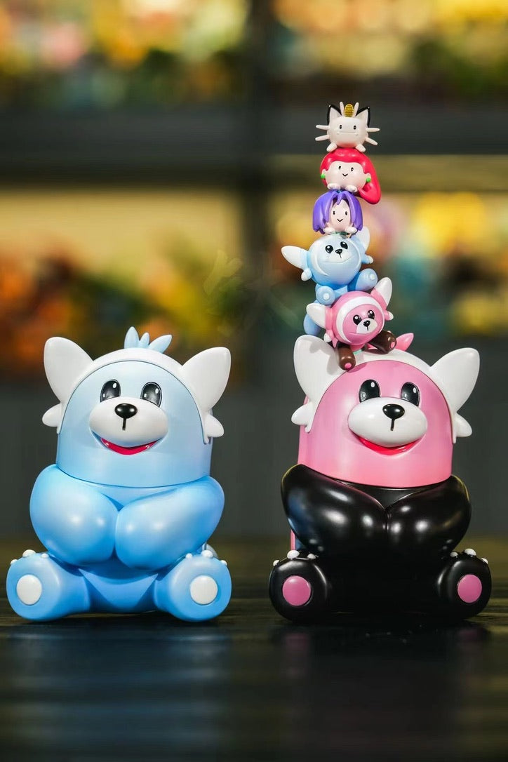 [PREORDER] 1/20 Scale World Figure [TEAM ROCKET] - Stufful & Bewear
