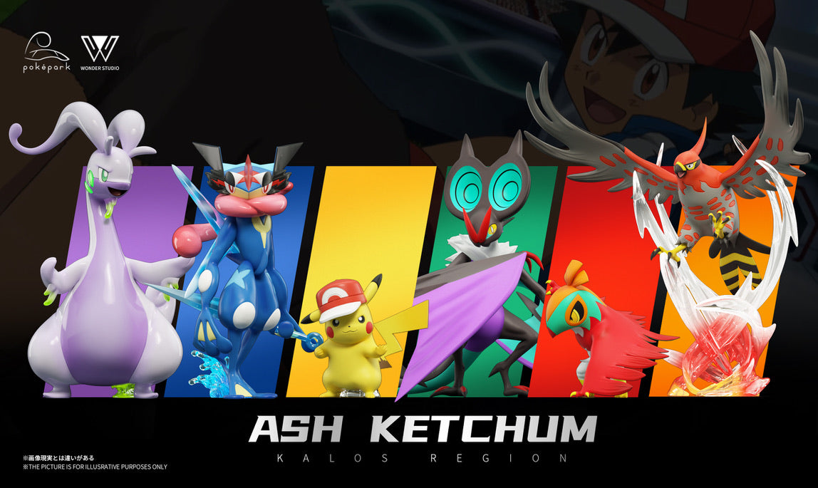 [PREORDER] 1/20 Scale World Figure [WONDER] - Ash's Team in Kalos Region