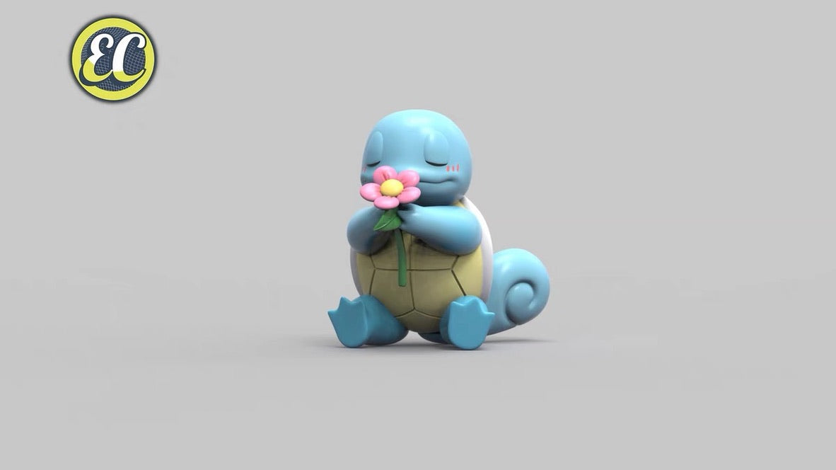 [PREORDER] 1/20 Scale World Figure [EC] - Squirtle & Wartortle & Blastoise