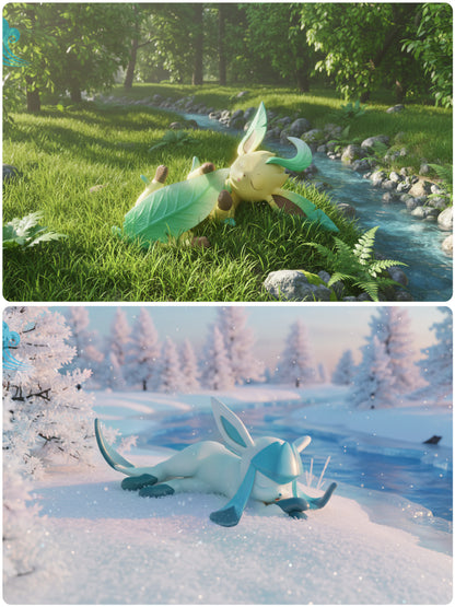 [PREORDER] 1/20 Scale World Figure [LFG] - Leafeon & Glaceon