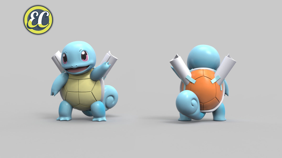 [PREORDER] 1/20 Scale World Figure [EC] - Bulbasaur & Charmander & Squirtle