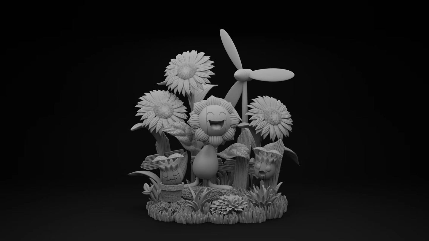 [PREORDER] 1/20 Scale World Figure [DM VIP] - Sunkern & Sunflora