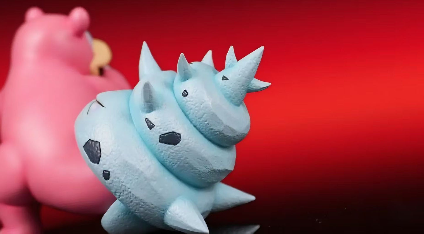 [IN STOCK] 1/20 Scale World Figure [PALLET TOWN] - Slowpoke & Slowbro & Slowking