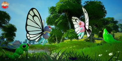 [PREORDER CLOSED] 1/20 Scale World Figure [MEGAZZ] - Caterpie & Metapod & Butterfree