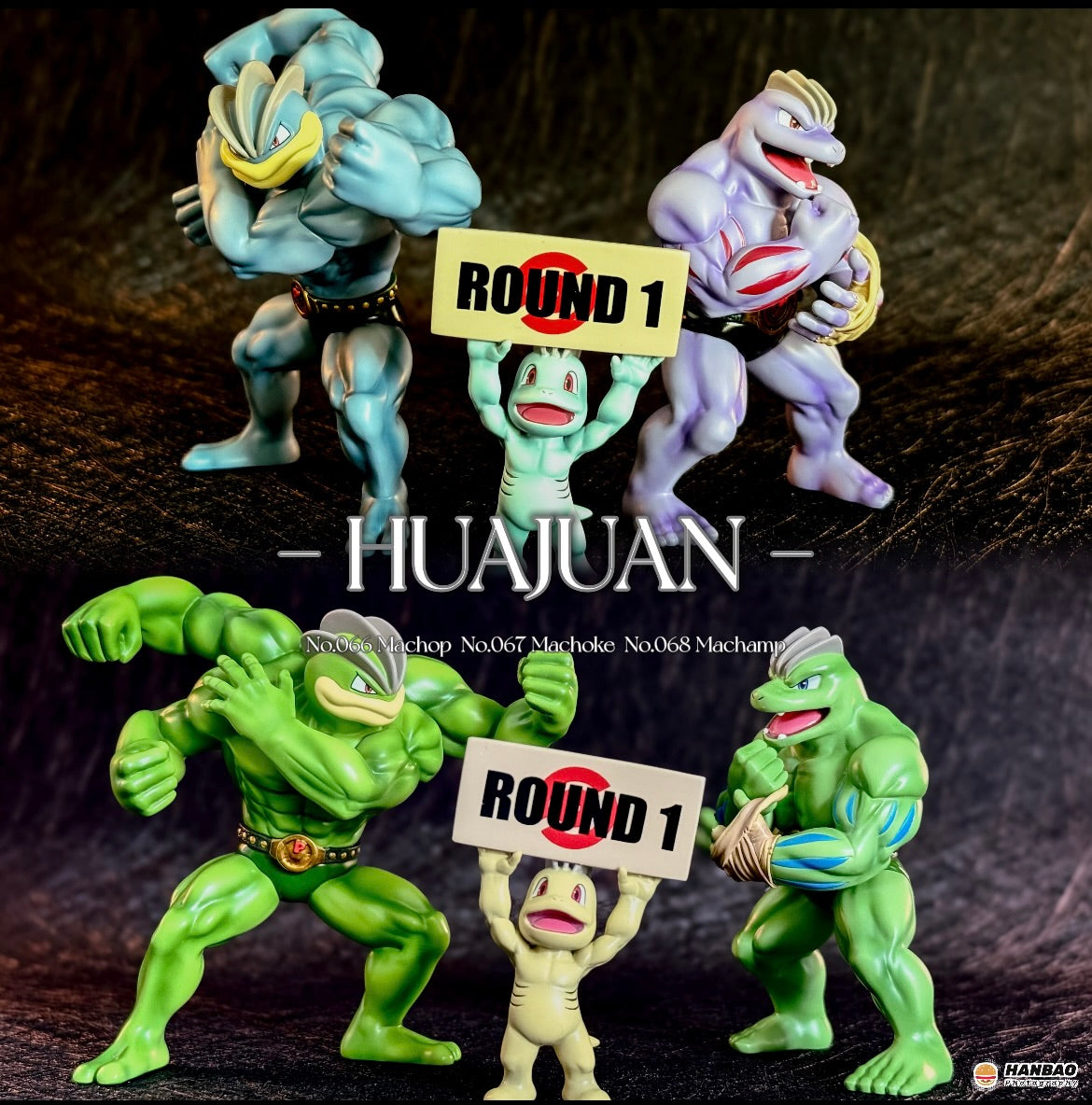 [IN STOCK] 1/20 Scale World Figure [HJ] - Machop & Machoke & Machamp