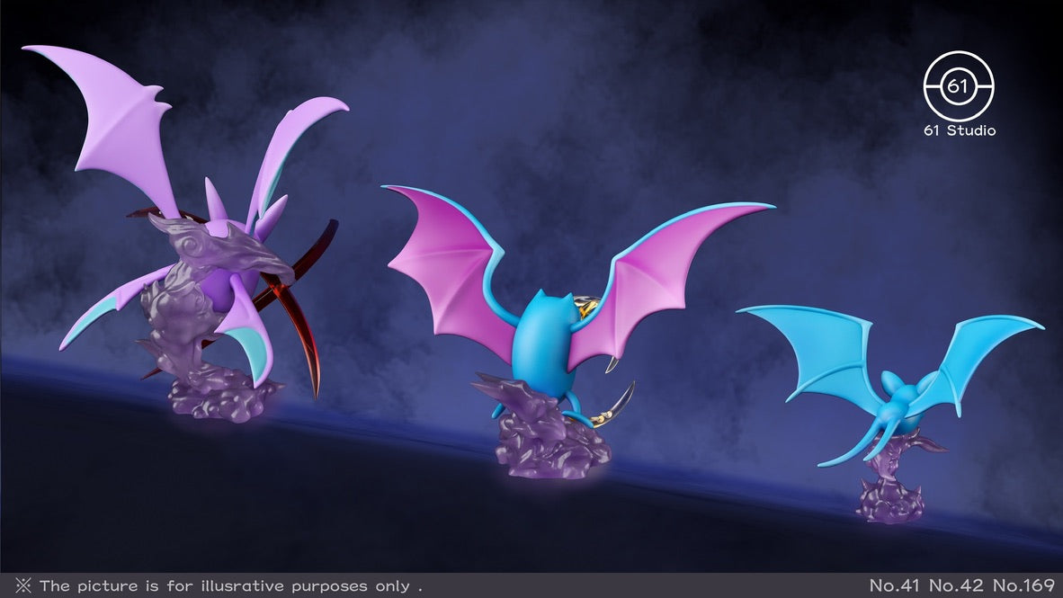 [REMAINING BALANCE] 1/20 Scale World Figure [61] - Zubat & Golbat & Crobat