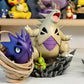 [IN STOCK] 1/20 Scale World Figure [PALLET TOWN] - Larvitar & Pupitar & Tyranitar