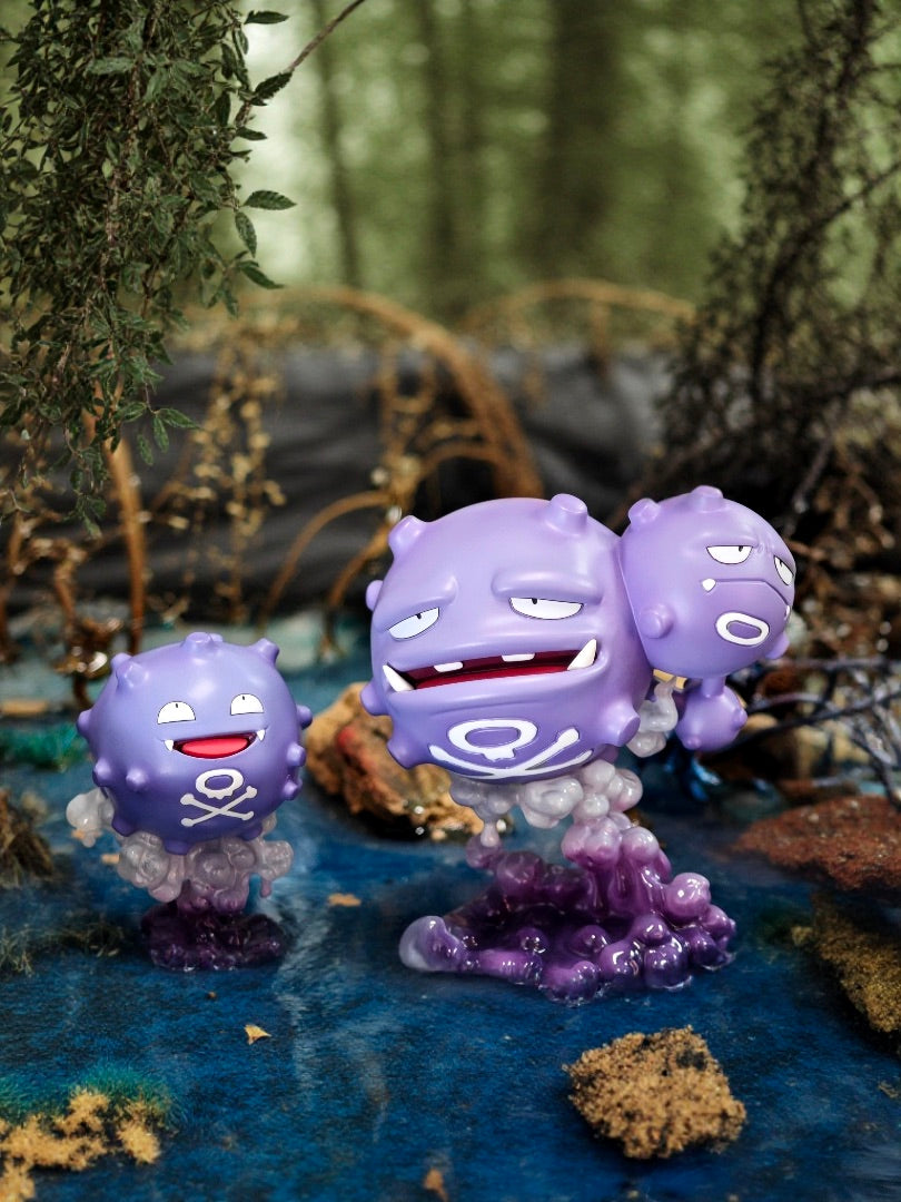 [IN STOCK] 1/20 Scale World Figure [VS] - Koffing & Weezing