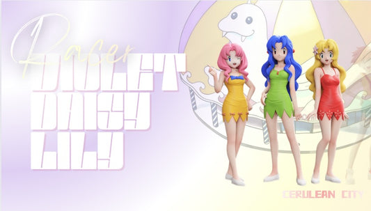 [PREORDER] 1/20 Scale World Figure [RACER] - Daisy & Violet & Lily