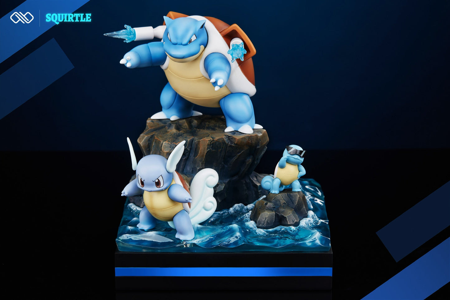 [IN STOCK] 1/20 Scale World Figure [INFINITE] - Squirtle & Wartortle & Blastoise