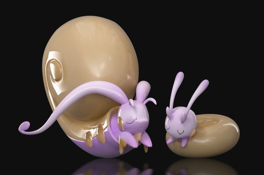[PREORDER] 1/20 Scale World Figure [WONDER] - Goomy & Sliggoo & Goodra & Hisuian Sliggoo & Goodra