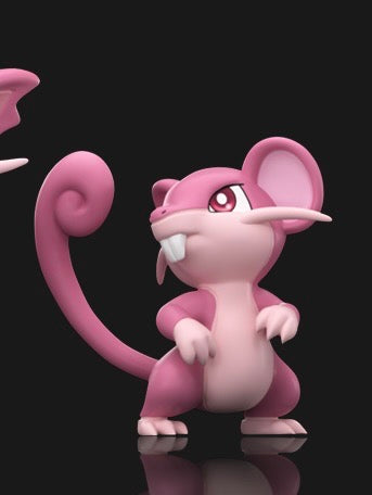 [PREORDER] 1/20 Scale World Figure [WONDER] - Rattata & Raticate