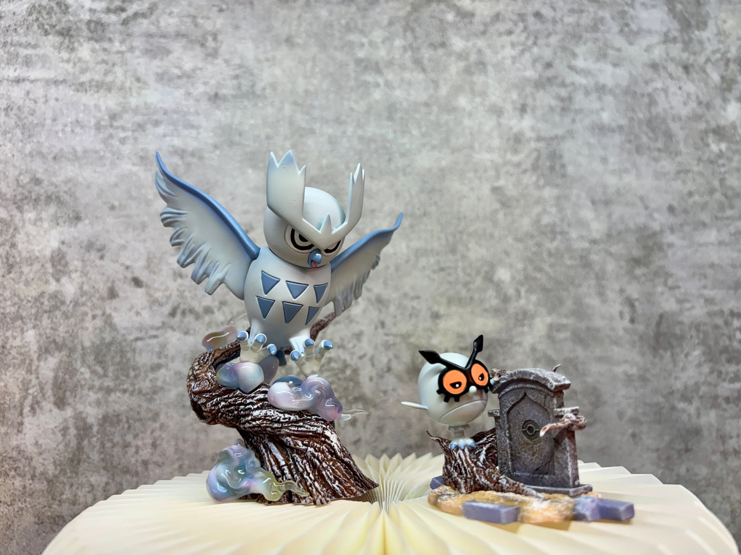 [REMAINING BALANCE] 1/20 Scale World Figure [MOYU] - Hoothoot & Noctowl