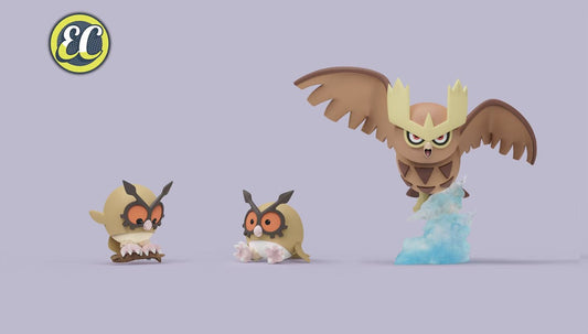 [PREORDER] 1/20 Scale World Figure [EC] - Hoothoot & Noctowl