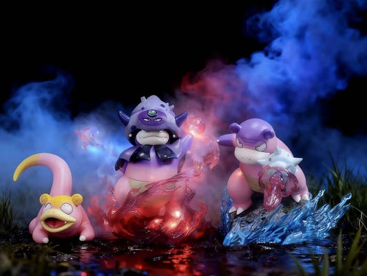 [REMAINING BALANCE] 1/20 Scale World Figure [PALLET TOWN] - Galarian Slowpoke & Slowbro & Slowking