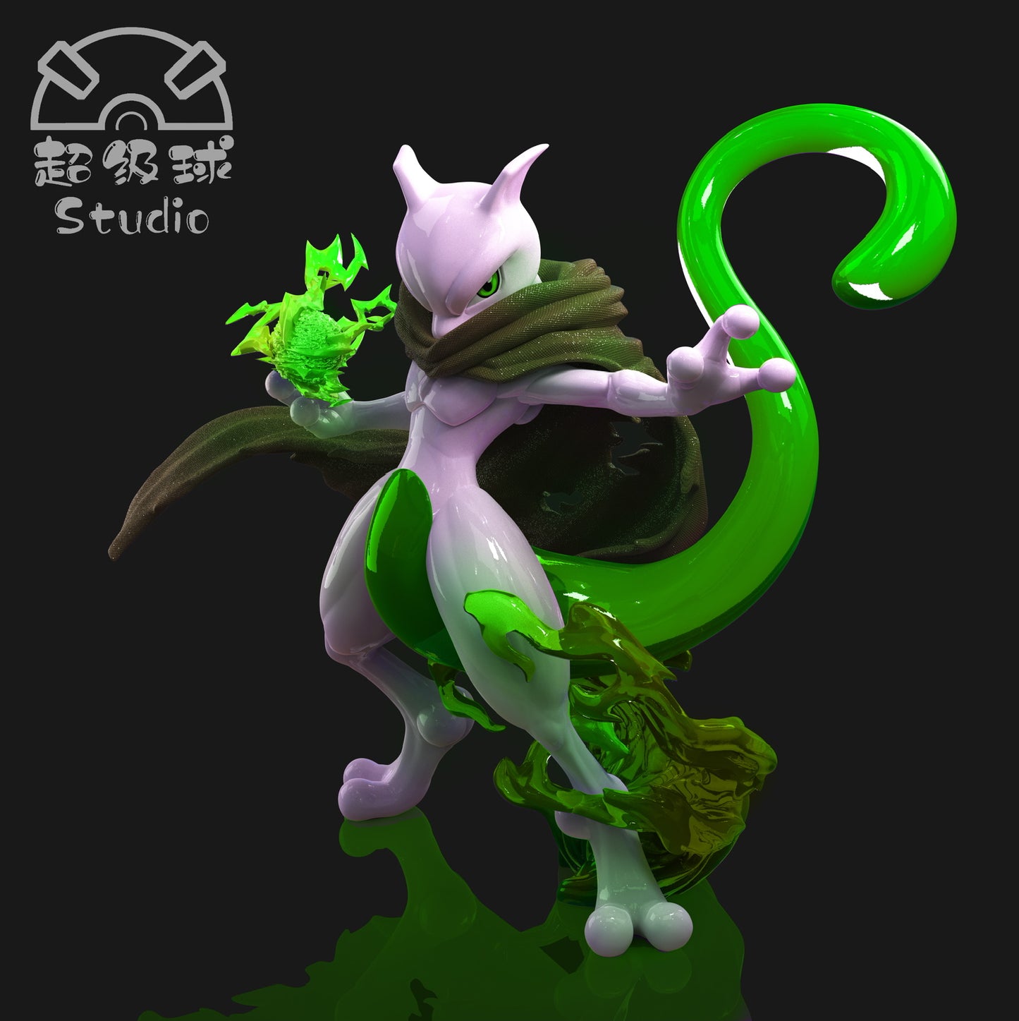 [PREORDER] 1/20 Scale World Figure [SUPER BALL] - Mewtwo