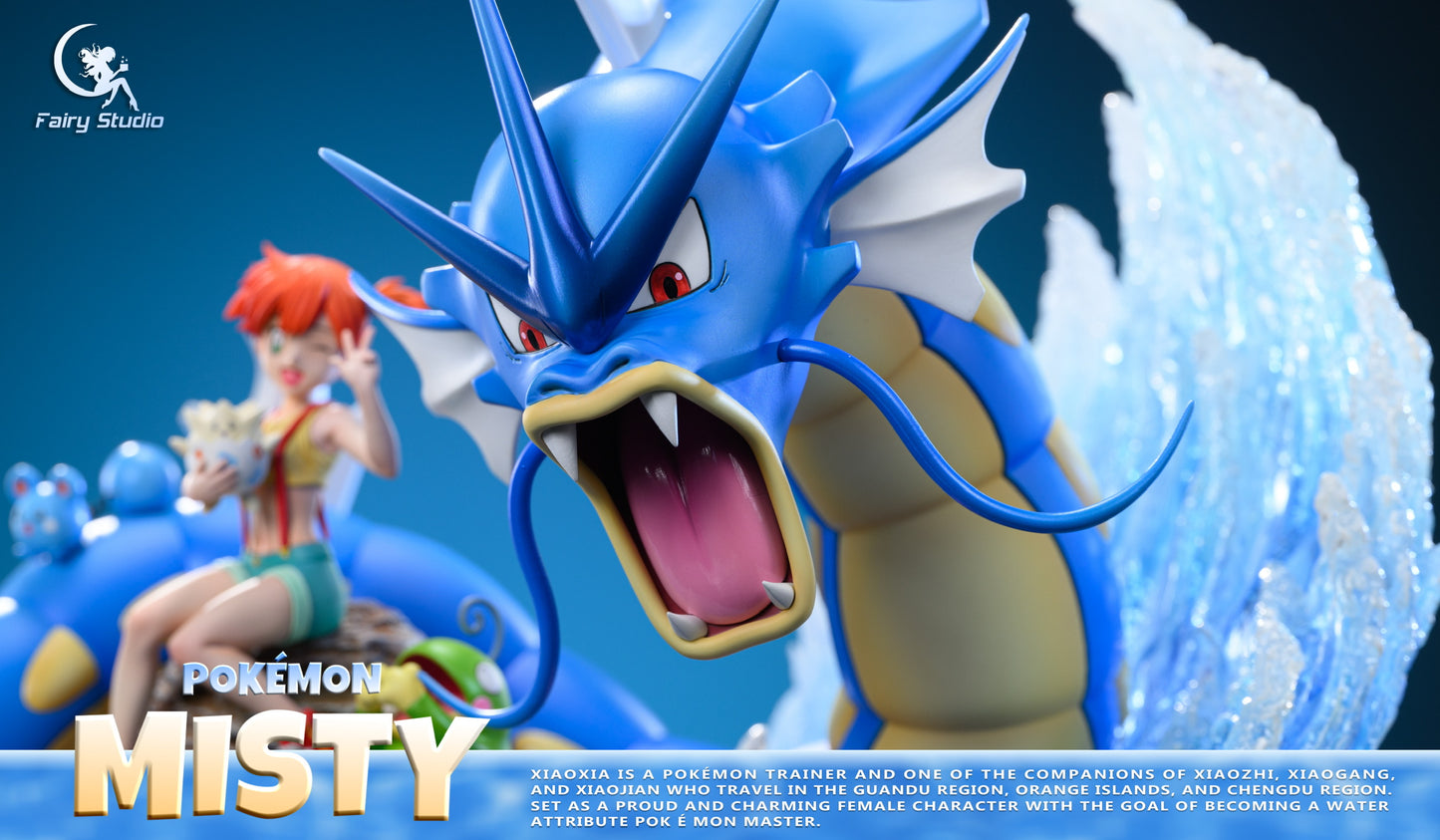 [PREORDER CLOSED] Statue [FAIRY] - Misty & Ludlow & Psyduck & Poliwhirl & Horsea & Goldeen & Staryu & Gyarados & Togepi & Politoed & Corsola & Azurill & Luvdisc