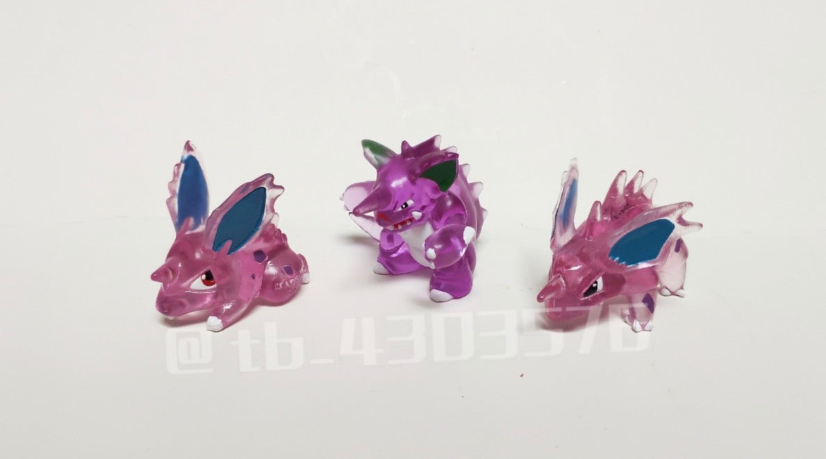 [PREORDER] Clear Figure [HHZ] - Nidoking & Nidoqueen Family