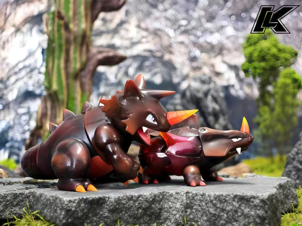 [PREORDER] 1/20 Scale World Figure [HAPPY HOUSE] - Rhyhorn & Rhydon