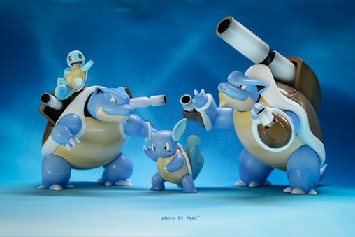 [IN STOCK] 1/20 Scale World Figure [MH] - Squirtle & Wartortle & Blastoise & Mega Blastoise