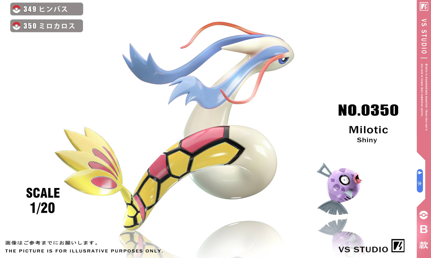 [PREORDER] 1/20 Scale World Figure [VS] - Feebas & Milotic