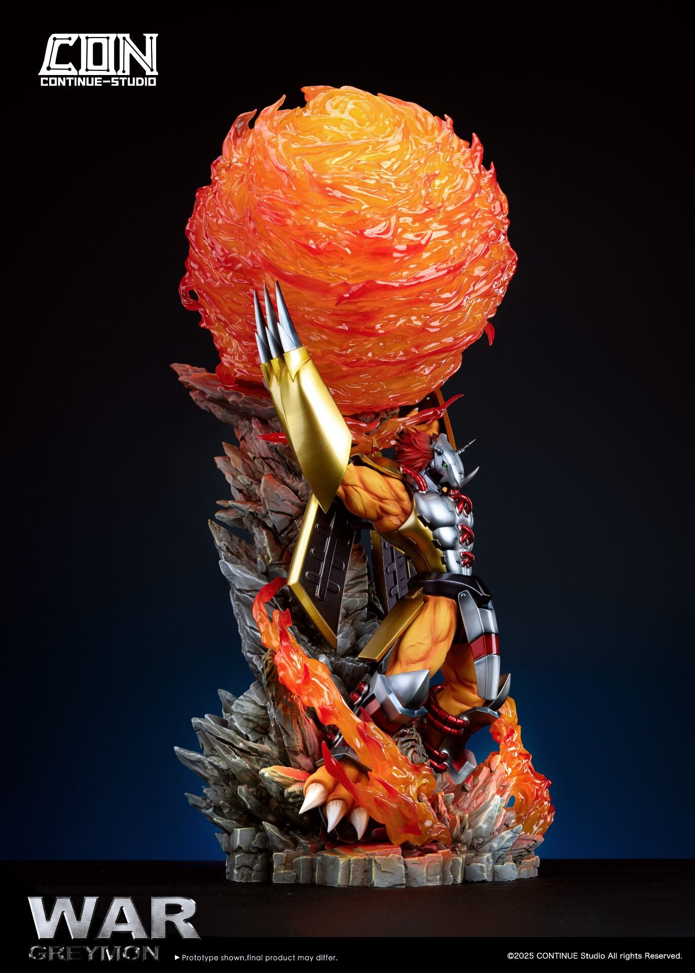 [PREORDER] Digimon Figure [CONTINUE] - War Greymon