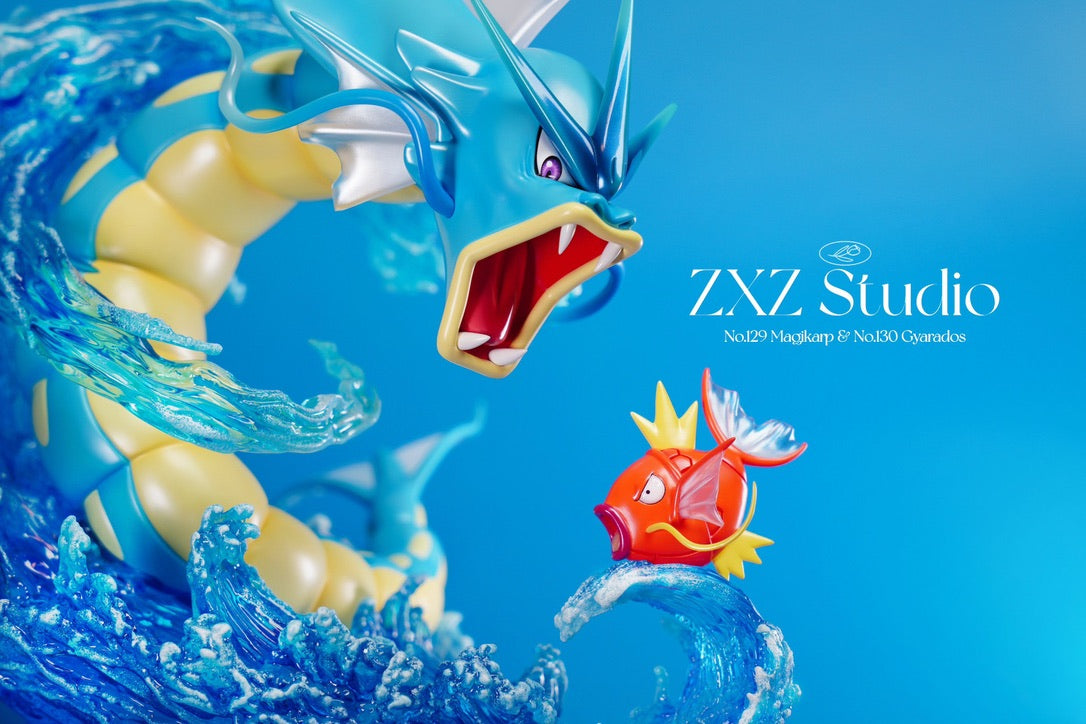 [IN STOCK] 1/20 Scale World Figure [PALLET TOWN] - Magikarp & Gyarados