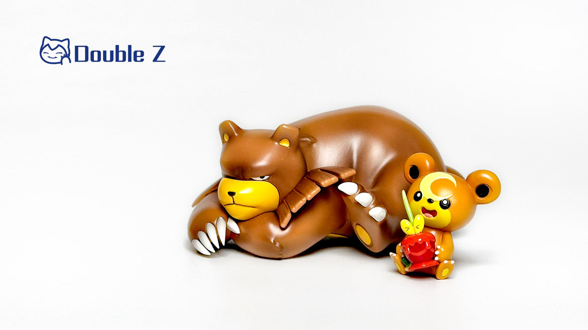[PREORDER] 1/20 Scale World Figure [DOUBLE Z] - Ursaluna & Teddiursa & Ursaring & Applin & Dipplin & Combee