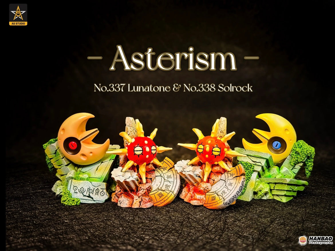 [IN STOCK] 1/20 Scale World Figure [ASTERISM] - Solrock & Lunatone