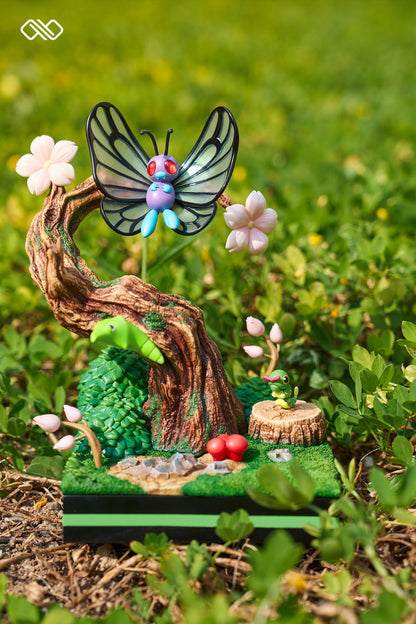 [IN STOCK] 1/20 Scale World Figure [INFINITE] - Caterpie & Metapod & Butterfree