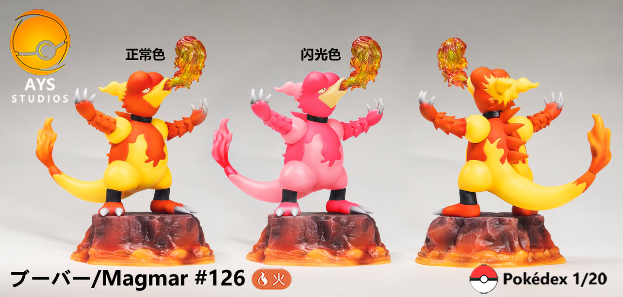[PREORDER CLOSED] 1/20 Scale World Figure [AYS] - Magmar & Magby & Magmortar