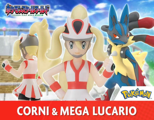 [PREORDER] 1/20 Scale World Figure [BANDAÏ] - Korrina & Mega Lucario